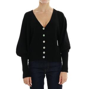 CARDIGAN CROP NERO